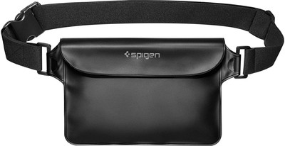 Spigen Aqua Shield Pouch for All Mobile Phone up to 8.7 inch(Black, Waterproof, Pack of: 1)