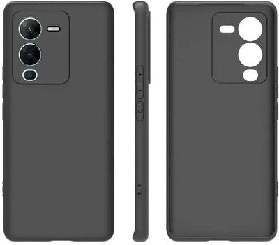 jpmobilecases Back Cover for Vivo V25 Pro 5G(Black, Dual Protection, Pack of: 1)