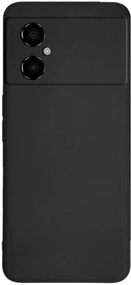 Phone Back Cover Pouch for POCO M4 5G(Black, Grip Case, Pack of: 1)