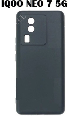 AXIB Back Cover for IQOO NEO 7 5G, iQOO Neo 7 5G, IQOO NEO 7 Pro 5G, iQOO Neo 7 Pro 5G, (CND)(Black, Shock Proof, Silicon, Pack of: 1)