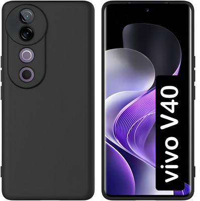 naghub Pouch for Vivo V40 5G(Black, Shock Proof, Pack of: 1)