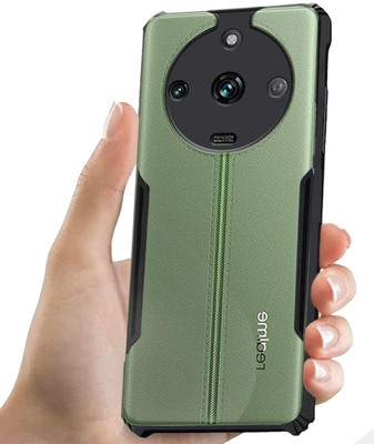 Phone Back Cover Pouch for Realme 11 Pro+ 5G, Realme 11 Pro Plus 5G(Black, Transparent, Grip Case, Pack of: 1)