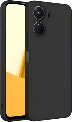 Sarju Back Cover for Vivo Y16(Black, Flexible, Pack of: 1)