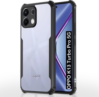 vizo Front & Back Case for OPPO K13 Turbo Pro 5G(Black, Shock Proof, Silicon, Pack of: 1)