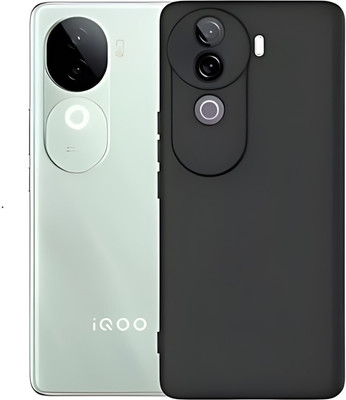 Sarju Back Cover for vivo V40e 5G, iQOO Z9s 5G-CA30(Black, Flexible, Pack of: 1)