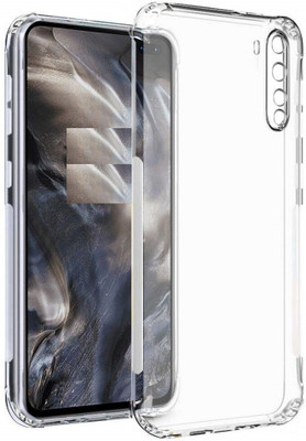 bunny Back Cover for OPPO Realme 6(Transparent, Camera Bump Protector, Silicon, Pack of: 1)