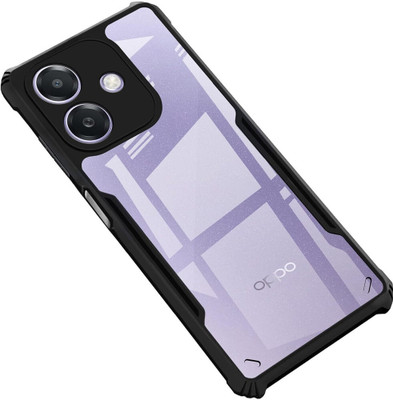 hyd hub Pouch for Oppo A3x 5G, Oppo A3x 4G, Oppo A3 5G(Black, Camera Bump Protector, Silicon, Pack of: 1)