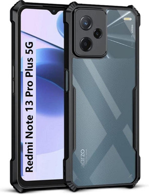 Ammuhub Front & Back Case for Redmi Note 13 Pro Plus 5G, Redmi Note 13 Pro+ 5G, {IPK}(Transparent, Camera Bump Protector, Silicon, Pack of: 1)