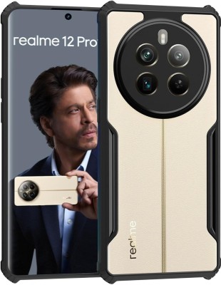 HUBVID Front & Back Case for realme 12 Pro 5G(Transparent, Camera Bump Protector, Pack of: 1)