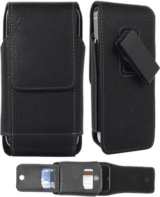WHITBULL Pouch for LG Q31 / LG K31 / LG W10 Alpha / LG K30 2019 / LG K20 2019 / LG Candy / LG K11 Plus(Black, Holster, Pack of: 1)