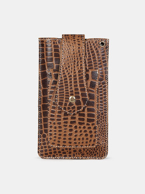 CIMONI Pouch for women(Brown, Waterproof, Pack of: 1)