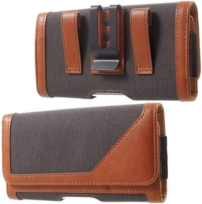 OneLike Pouch for vivo iQOO 7 5G(Brown, Black, Pack of: 1)
