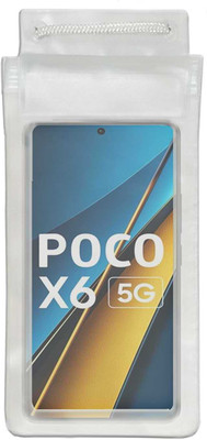 ACM Pouch for Xiaomi Poco X6(Transparent, Waterproof, Silicon, Pack of: 1)