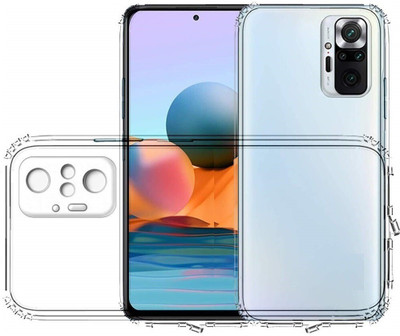LaxmiCover Back Cover for Mi Redmi Note 10 Pro(Transparent, Camera Bump Protector, Pack of: 1)