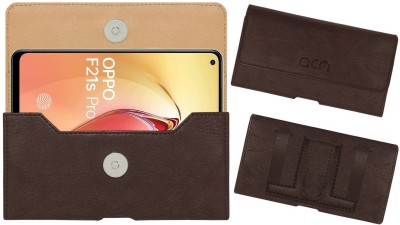 ACM Pouch for Oppo F21s Pro(Brown, Holster, Pack of: 1)