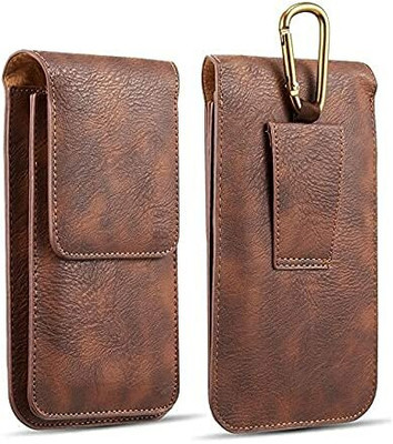CONNECTPOINT Pouch for OnePlus 6T(Brown, Holster, Pack of: 1)