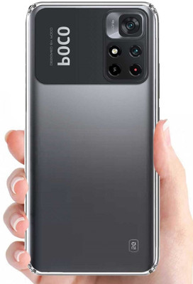 Gklcase Pouch for POCO X4 Pro 5G(Transparent, Camera Bump Protector, Pack of: 1)