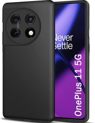 Adhvaith Back Cover for OnePlus 11 5G,Candy(Black, Transparent, Camera Bump Protector, Silicon, Pack of: 1)