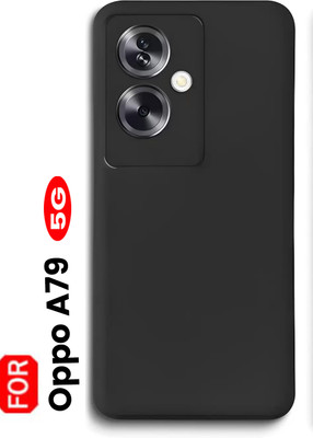 FONECASE Pouch for Oppo A79 5G(Black, Transparent, Grip Case, Silicon, Pack of: 1)