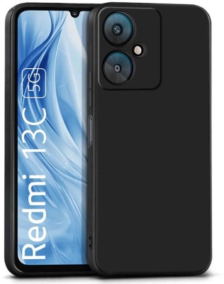 NewStatus Back Cover for Redmi 13C 5G, Poco M6 5G(Black, Grip Case, Pack of: 1)