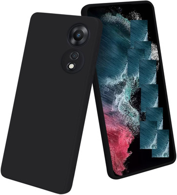 Phone Back Cover Pouch for OPPO A78 5G(Black, Grip Case, Pack of: 1)