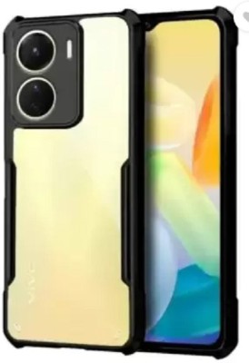 Bhavishyahub Back Cover for Vivo T2x 5G Back CoverBH(Black, Transparent, Grip Case, Pack of: 1)