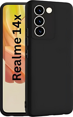 Mobtech Pouch for Realme P3x / Realme Narzo 80x / Realme 14x / Realme Narzo 80 Lite 5G, CA12(Black, Grip Case, Pack of: 1)