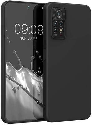vizo Back Cover for Xiaomi Redmi Note 11S(Black, Camera Bump Protector, Silicon, Pack of: 1)