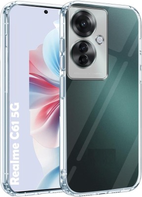 Mobile Back Cover Bumper Case for RealMe C61 5G(Transparent, Camera Bump Protector, Silicon, Pack of: 1)