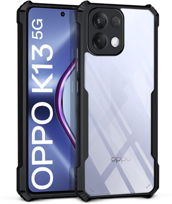 AIZLO Back Cover for OPPO K13 5G(Black, Camera Bump Protector, Pack of: 1)