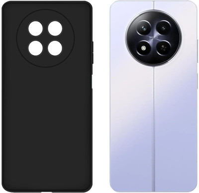 Phone Back Cover Pouch for Realme 12x 5G(Black, Grip Case, Pack of: 1)