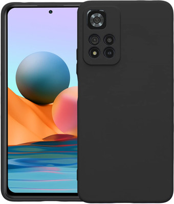 Phone Back Cover Pouch for POCO M4 Pro 5G(Black, Grip Case, Pack of: 1)