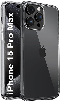 YAFILO Protective Case for iPhone 15 Pro Max Soft TPU Crystal Clear Bumper Protective Back Cover(Transparent, Silicon, Pack of: 1)