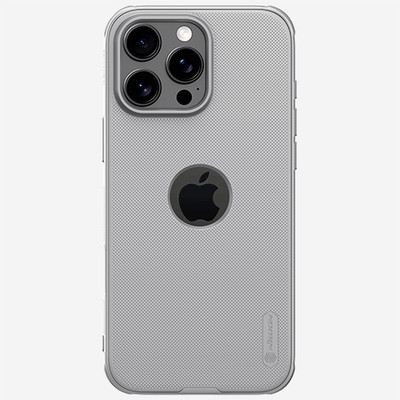 Nillkin Protective Case for iPhone 16 Pro Max, Super Frosted Shield Pro Back Case(Grey, Pack of: 1)