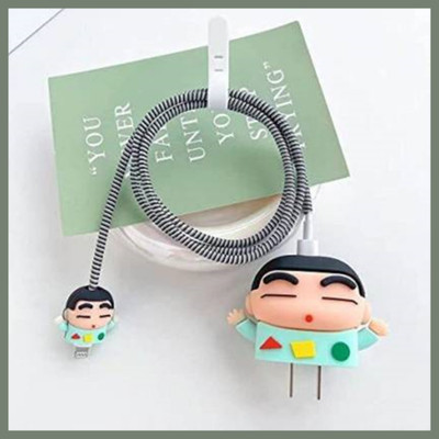 BizzBoxx BB_SHINCHN_P1_1 Cable Protector(Green, Red)