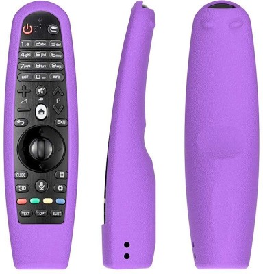 Tech Vibes Protective Case for LG AN-MR20GA Non Cut Magic Remote Shockproof for LG Smart TV Protective Case(Purple, Silicon, Pack of: 1)