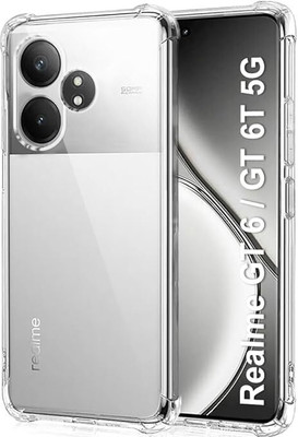 YAFILO Protective Case for Realme GT 6 / GT 6T 5G Soft TPU Crystal Clear Bumper Transparent Protective Back Cover(Transparent, Silicon, Pack of: 1)