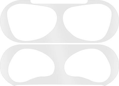 capo Protective Case for Ultra Thin Metal Dust Guard Film Protector Anti-Dust for AirPods(White, Pack of: 1)