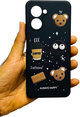 Charvi Collection Ltd Protective Case for Realme C33 2023(Black, Multicolor, Pack of: 1)