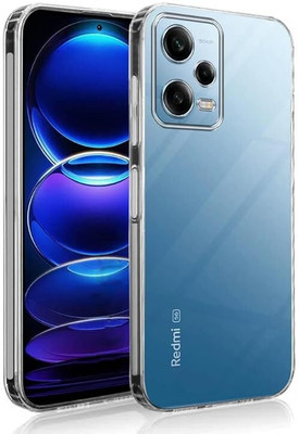 YAFILO Protective Case for Redmi Note 12 Pro 5G Soft TPU Crystal Clear Bumper Protective Back Cover(Transparent, Silicon, Pack of: 1)