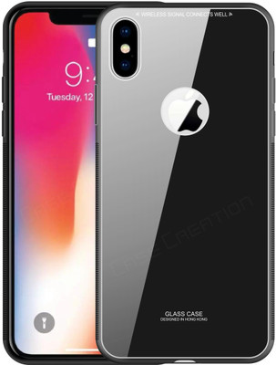 CASE CREATION Protective Case for Apple iPhone XS Max, Apple iPhone XS Max(Black, Pack of: 1)