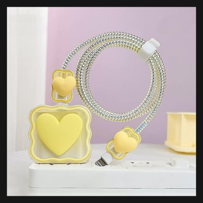 BizzBoxx BB_YELLOWHRT_P1_1 Cable Protector(Yellow)