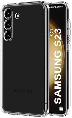 YAFILO Protective Case for Samsung Galaxy S23 Soft TPU Crystal Clear Bumper Protective Back Cover(Transparent, Silicon, Pack of: 1)