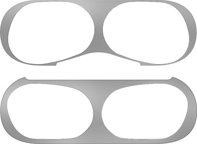 capo Protective Case for Ultra Thin Metal Dust Guard Film Protector Anti-Dust for AirPods(Silver, Pack of: 1)