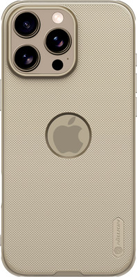 Nillkin Protective Case for Apple iPhone 16 Pro Max, Super Frosted Shield Pro Back Case(Gold, Pack of: 1)