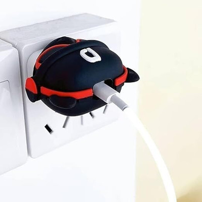 Parvhub Protective Case for charging cable and adapter set(Black, Red, Silicon, Pack of: 1)