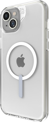 Zagg Protective Case for Apple iPhone 15 Plus/ 14 Plus, Magsafe, Crystal Palace Snap Series(Transparent, Pack of: 1)