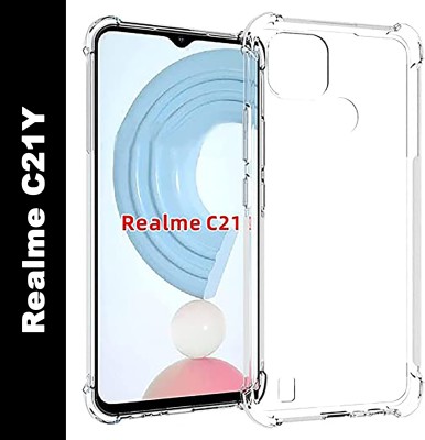 RUNICHA Back Cover for Realme C21Y(Transparent)