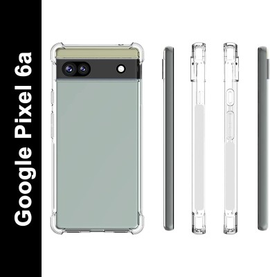 MOBIGENIX Bumper Case for Google Pixel 6A(Transparent, Shock Proof, Silicon, Pack of: 1)