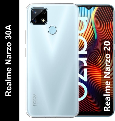 Fashionury Back Cover for Realme C25s, Realme C25, Realme Narzo 30A, Realme Narzo 20, Realme C12(Transparent, Grip Case, Silicon, Pack of: 1)